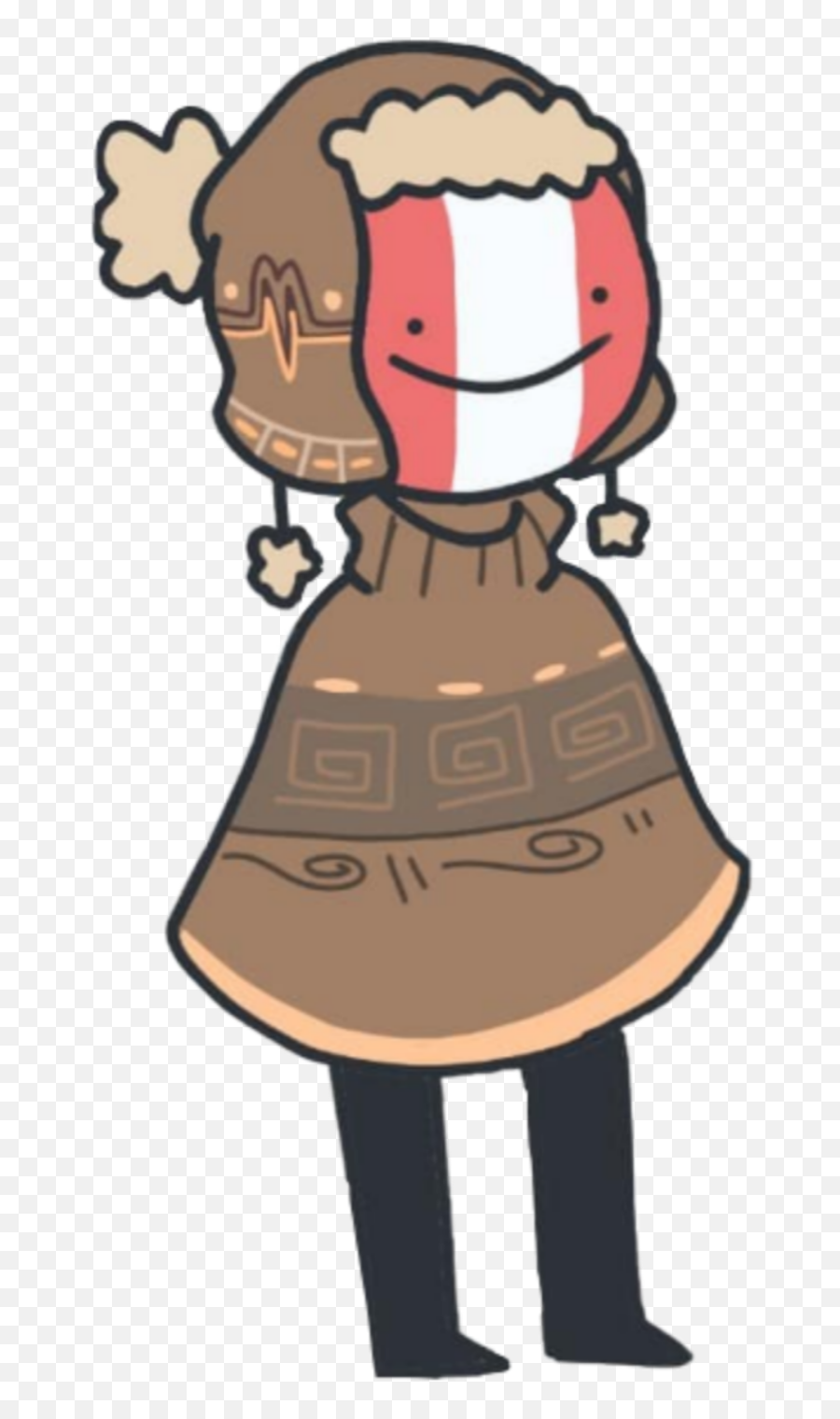 Peru Country Humans Sticker By Briqui22 - Fictional Character Emoji,Peru Emoji