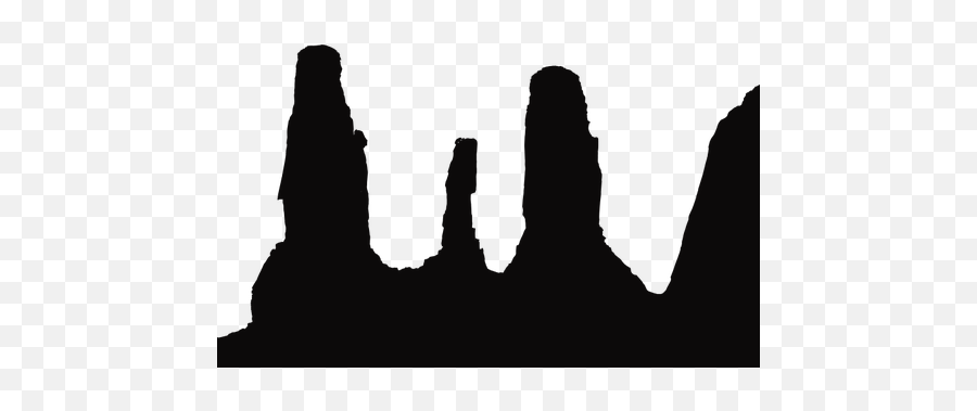 Monument Valley Silhouette - Monument Valley Emoji,Rock Climbing Emoji