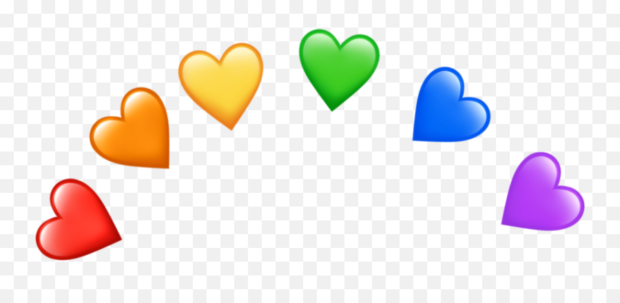 Freetoedit - Rainbow Heart Emoji Png,Rainbow Emoji