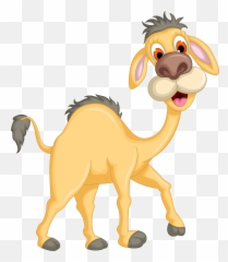 Cute Camel Cartoon Png Clipart - Funny Camel Cartoon Png Emoji,Ostrich Emoji