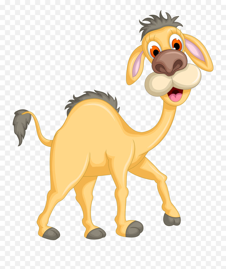 Cute Camel Cartoon Png Clipart - Funny Camel Cartoon Png Emoji,Ostrich Emoji