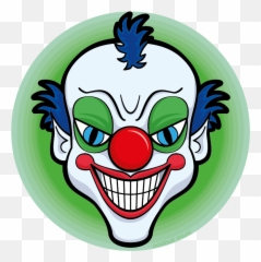 Library Of Scary Clown Svg Transparent - Evil Clown Emoji,Scary Clown Emoji