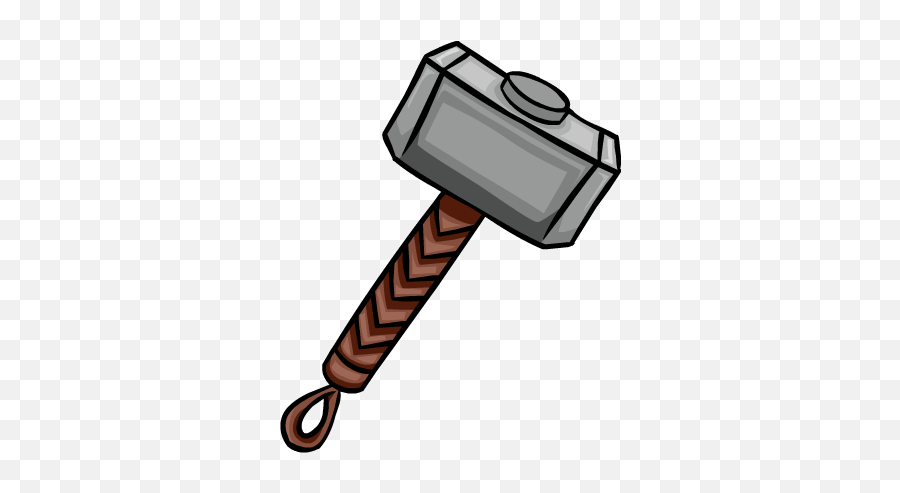 Thorhammer Clipart Png - Hammer Thor Clipart Emoji,Thor Emoji