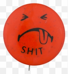 Silly Faces - Circle Emoji,Shit Emoticons