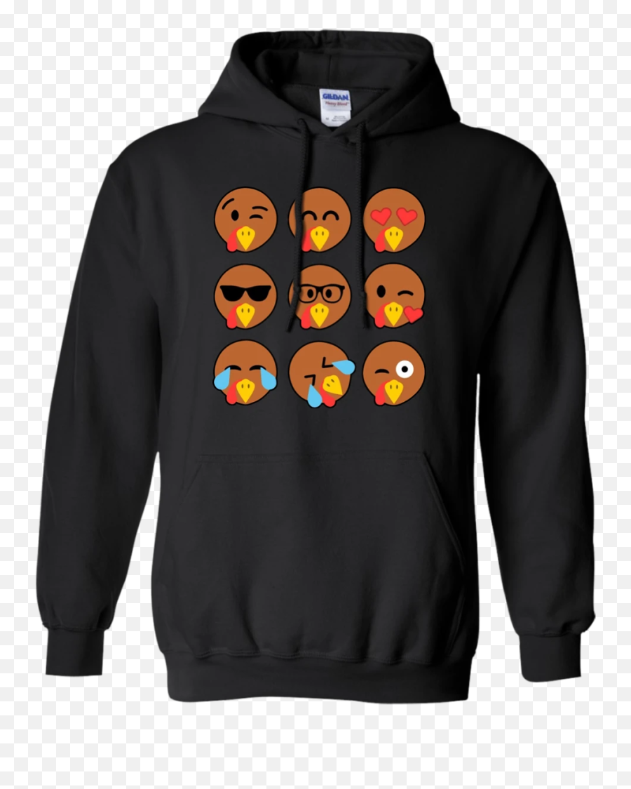 Tshirt G185 Gildan Pullover Hoodie 8 Oz - Hoodie Emoji,Turkey Emojis