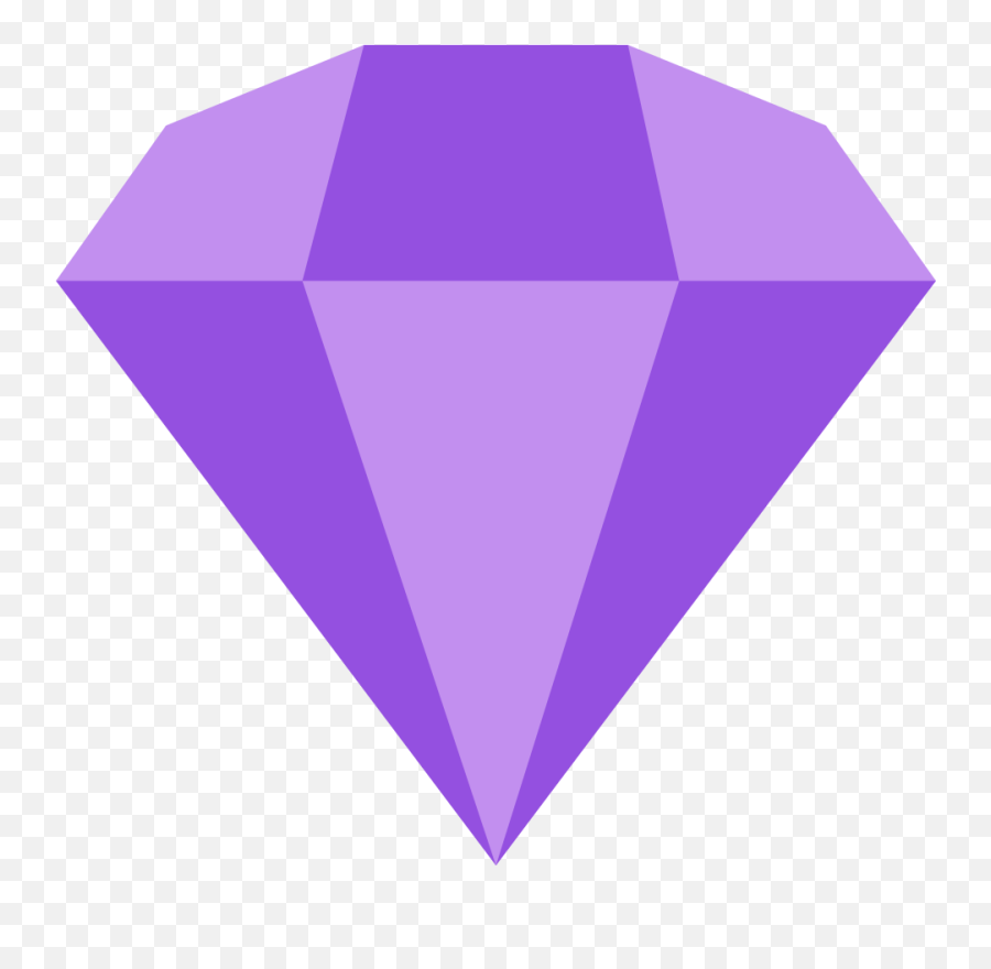 Emojione 1f48e - Purple Gem Emoji,Diamond Emoji