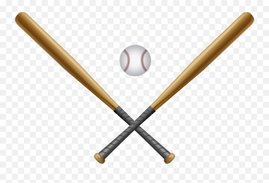 Baseball Bat Clip Art - Clipart Transparent Background Baseball Bats Emoji,Baseball Bat Emoji