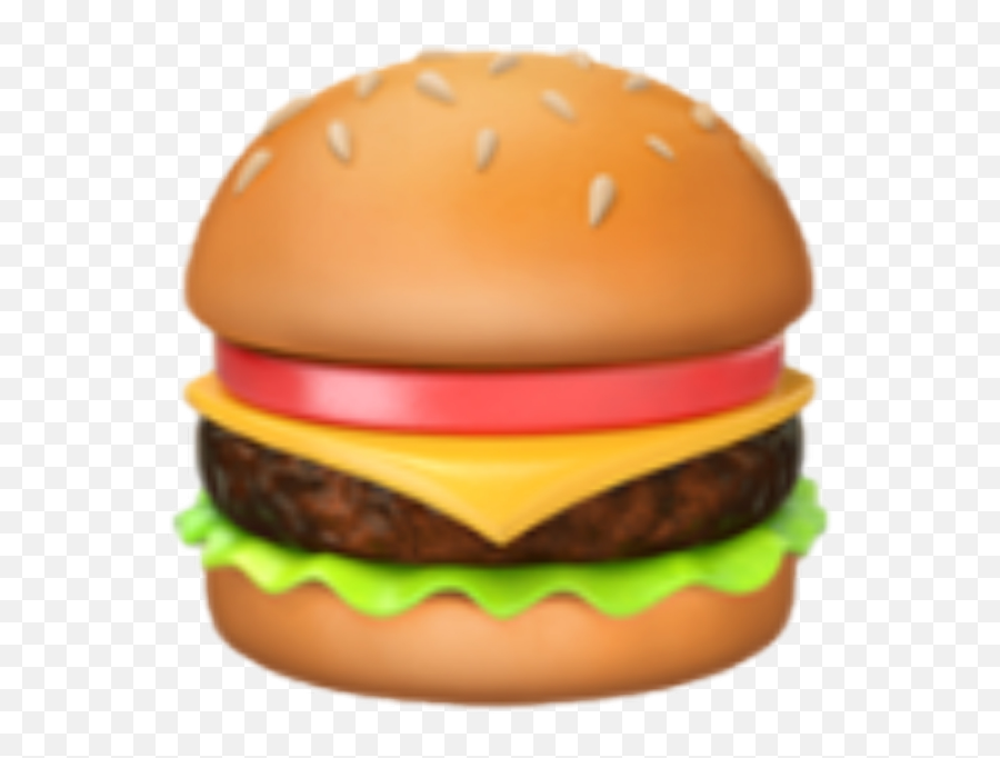 Burger Emoji Emojis Emojisticker Emojisstickers - Google Cheeseburger Emoji,Emoji Burger