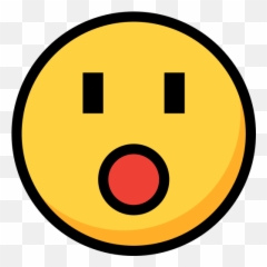 Amazed - Circle Emoji