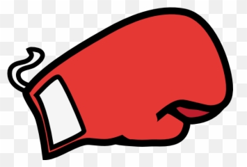 Boxing Glove Image Clipart - Red Emoji
