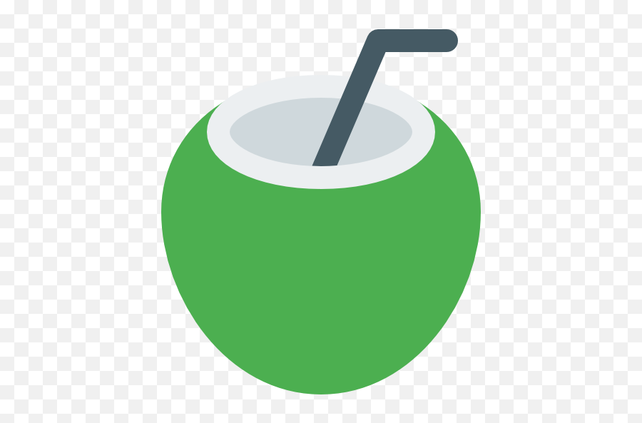 Coconut Icon At Getdrawings - Circle Emoji,Palm Tree Drink Emoji