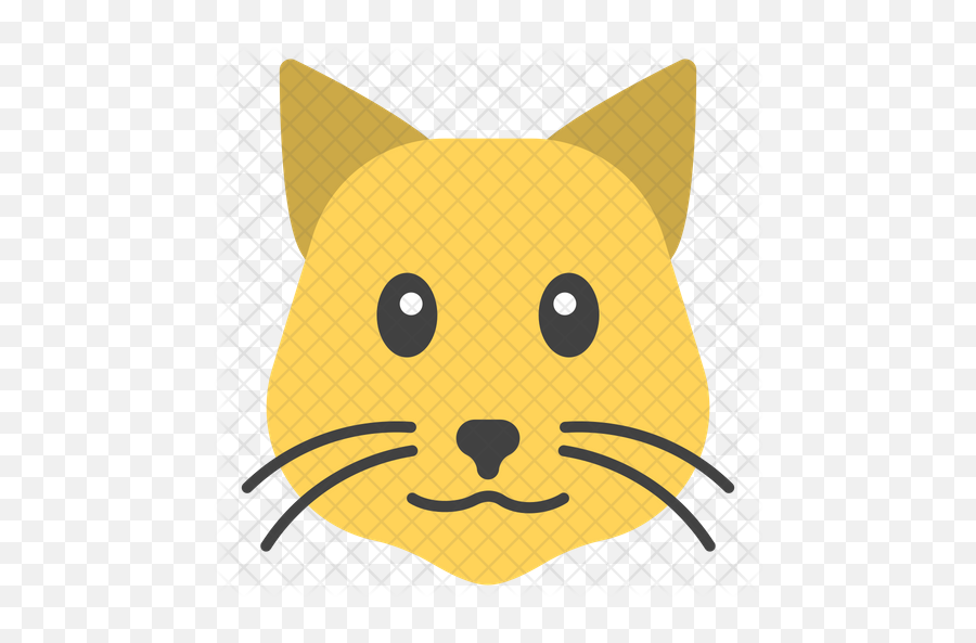Tiger Face Icon Of Flat Style - Cartoon Emoji,Tiger Emoticon