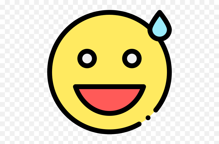 Sweat - Smiley Emoji,Sweaty Emoticon