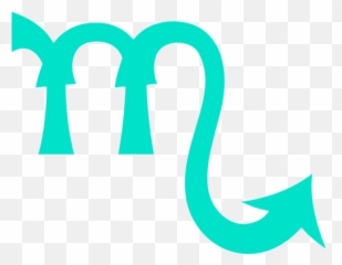 Green Scorpio Symbol - Sign Clip Art Emoji