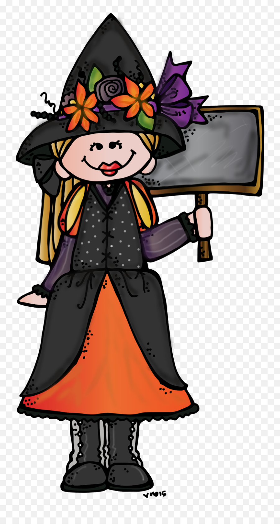 Witch Clipart Melonheadz Witch - Melonheadz Clipart Halloween Emoji,Witch On Broom Emoji