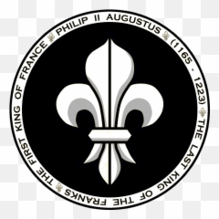 French King Black White Seal Hoodie - Genghis Khan Emoji,Fleur De Lis Emoticon