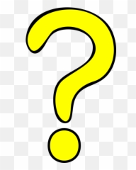 Clipart Yellow Question Mark - Emoji