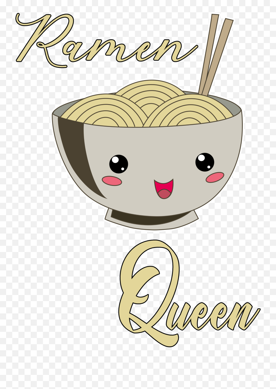 Japanese Noodles - Ramen Kawaii Emoji,Ramen Emoji
