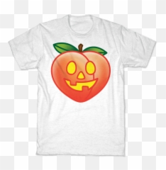 Peach Jack - Olantern Tshirts Lookhuman Apple Emoji,Jackolantern Emoji