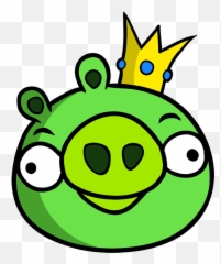 Learn How To Draw King Pig - Angry Birds Game King Pig Emoji,Piggy Emoticon
