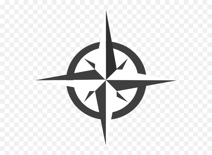 Library Of Second Star To The Right Peter Pan Compass Black - Blank Compass Rose Emoji,Peter Pan Emoji