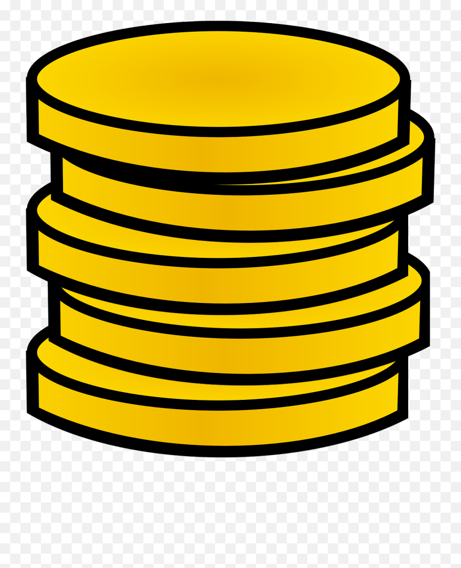 Coins05 - Pile Gold Coin Clipart Emoji,Coins Emoji