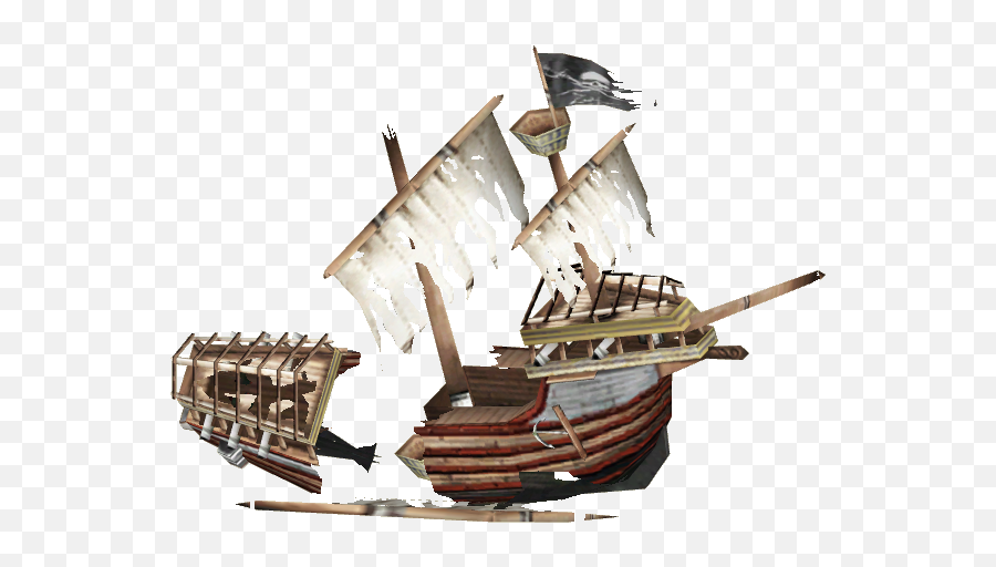 Freelance Drawing Sunken Treasure - Sunken Pirate Ship Transparent Emoji,Sinking Ship Emoji