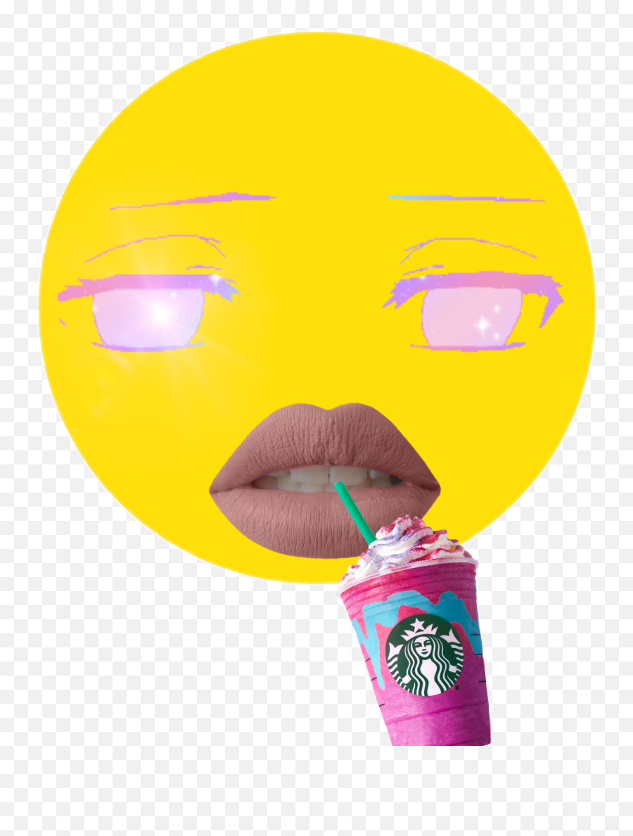 Cringe Face Emoji Starbucks - Cringe Emoji,Cringe Emoji