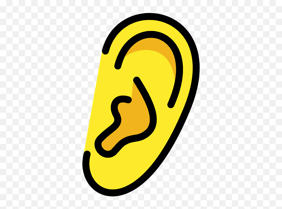 Ear Emoji Clipart Free Download Transparent Png Creazilla - Ear Hearing Emoji,Mozilla Emoji