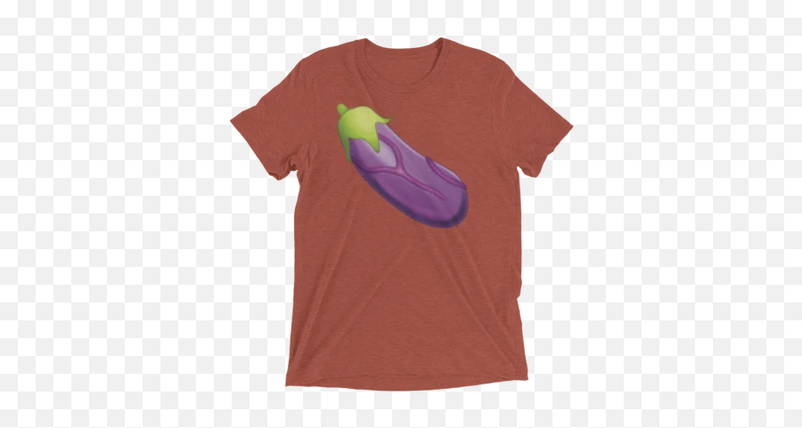Veiny Eggplant Emoji Premium Triblend - Capitol Theater Passaic Nj T Shirt,Purple Vegetable Emoji