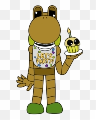 Fnas Toy Bronze Yoshi Sticker By Ivanasamovedits123 - Fnas Golden Toy Yoshi Emoji,Yoshi Emoji