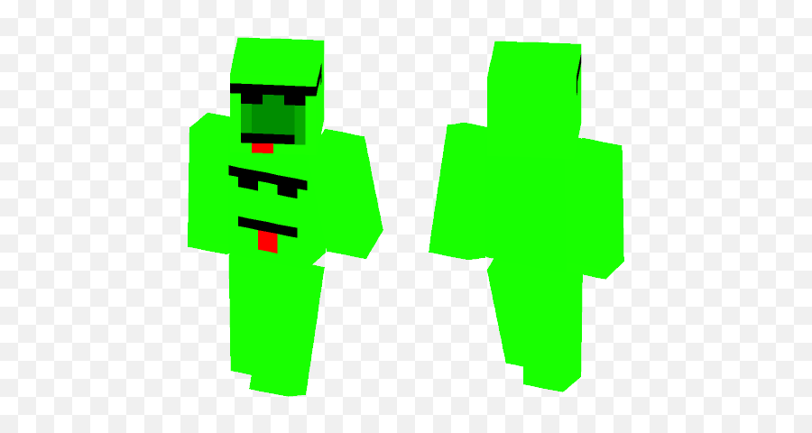 Download Two Faced Slime Minecraft Skin For Free - Minecraft Rainbow Six Smoke Skin Emoji,Two Faced Emoji
