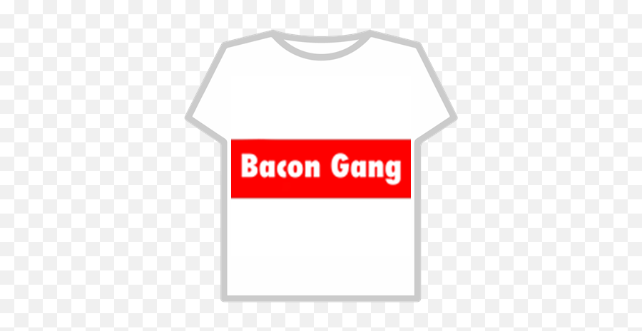 Bacon Supreme T Shirt Roblox - Chat Title System Roblox Roblox T Shirt Bacon Supreme Emoji,Bacon Emoji Android