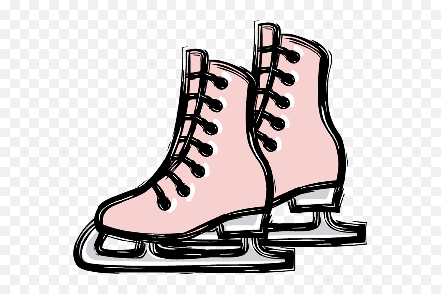 Clipart Shoes Ice Skate Clipart Shoes Ice Skate Transparent - Ice Skates Clipart Png Emoji,Skate Emoji