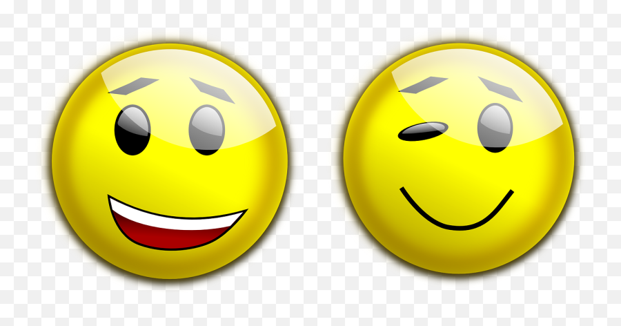 Smiley Glossy Yellow Wink Twinkle - Smiley Png Transparent Background Emoji,Wink Emoticon