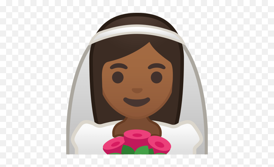 Bride With Veil Emoji With Medium - Bride Emoji Png,Bride Emoji