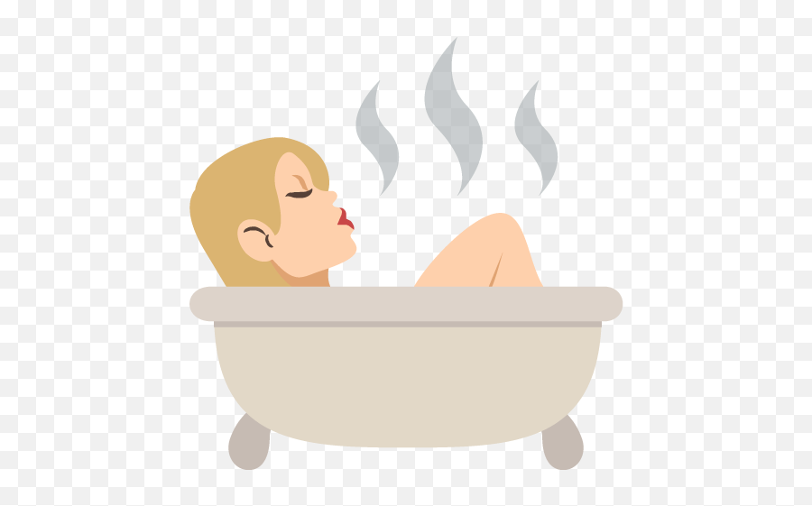Medium Light Skin Tone Emoji Emoticon - Bathtub,Emoji Skin Tones