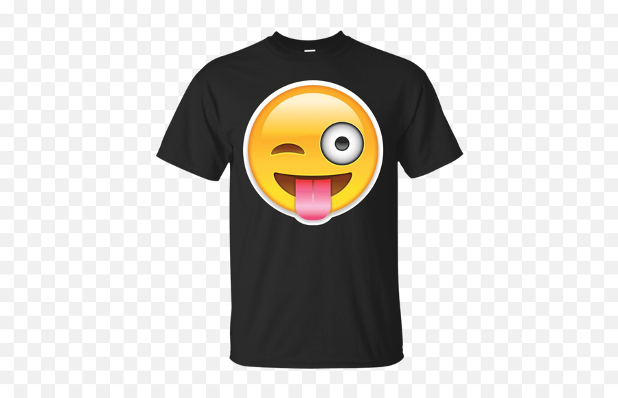 Funny Tongue Out Emoticon Face Winking Eye Costume T - Destiny 2 Titan Symbol Emoji,Stoner Emoji