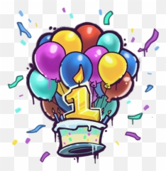 Uncommon Happy Birthday Spray Fortnite Cosmetic Dance At 10 - Sprays De Fortnite Emoji,Happy Birthday Emojis
