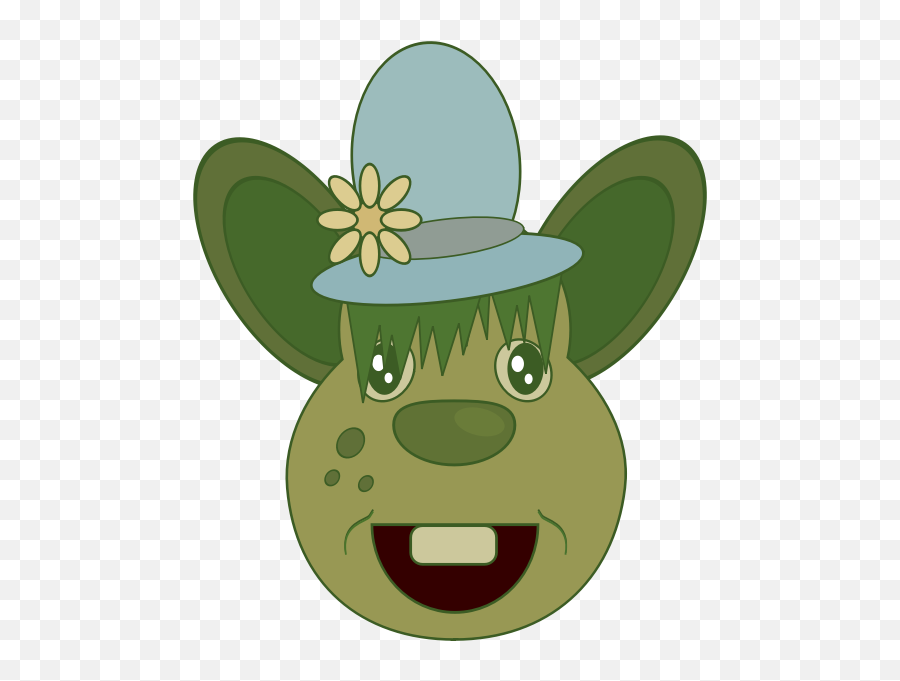 Green Mouse Vector Clip Art - Raton Verde Emoji,Sun And Fire Emoji