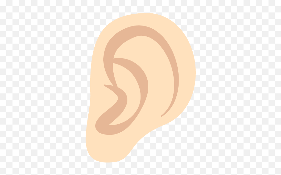Ear Light Skin Tone Emoji Emoticon - Illustration,Rotating Light Emoji
