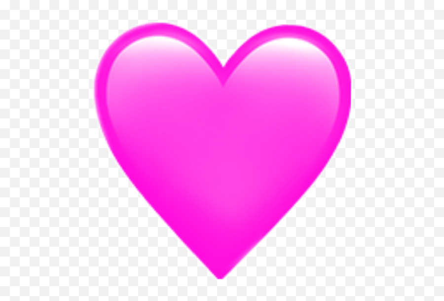 Emoji Iphone Pink Hotpink Heart - Emoji Heart,Pretty In Pink Emoji
