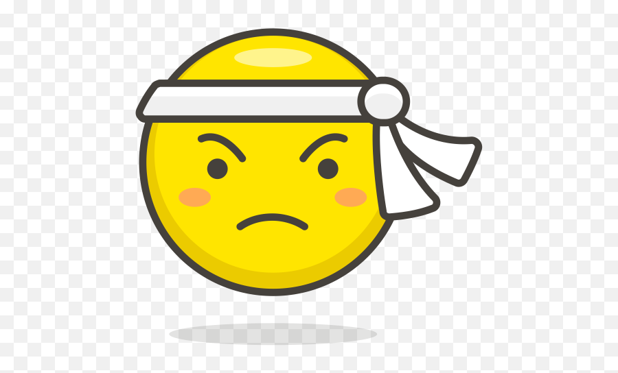 Fight Emoji Icon Of Colored Outline Style - Determined Face Emoji,Fighting Emoji