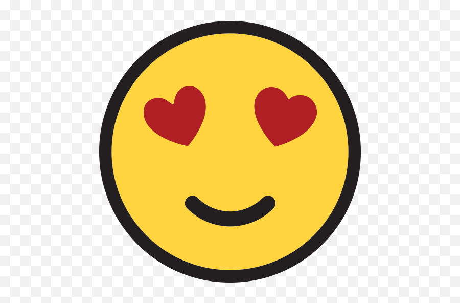 839 Emojis Free Clipart - Smiling Face With Heart Shaped Eyes Emoji,Jailbreak Emoji