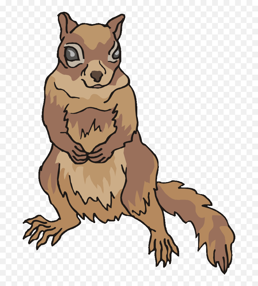 Free Squirrel Clipart - Cartoon Png Download Full Size Free Clipart Blue Squirrel Emoji,Squirrel Emoji