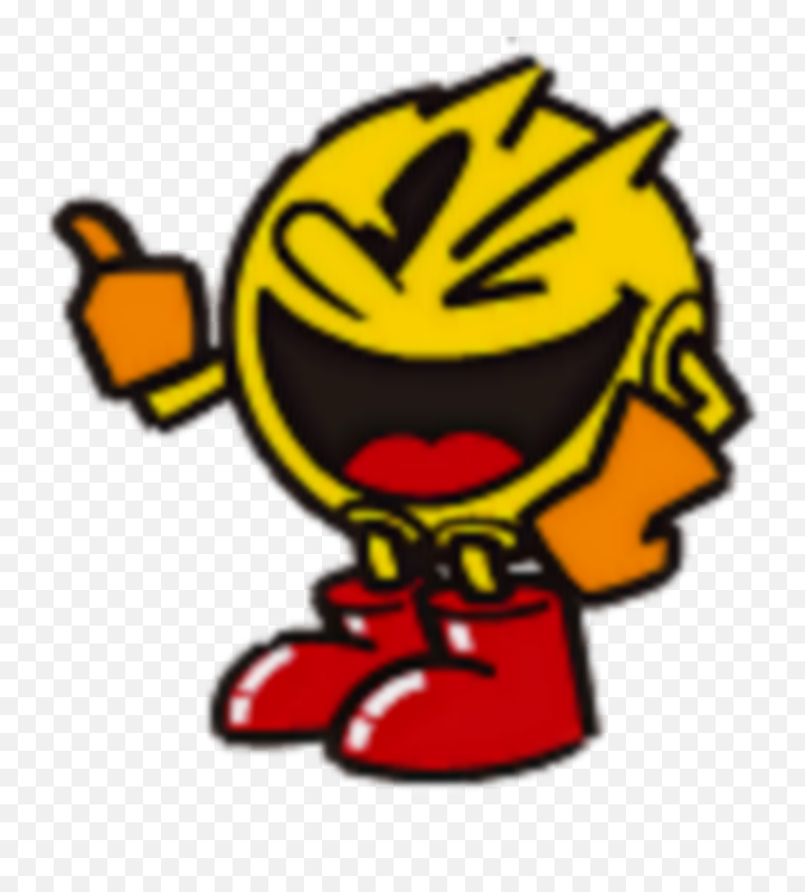 02 March 26 2014 - Pac Man Original Art Clipart Full Original Pac Man Art Emoji,Pac Man Emoji