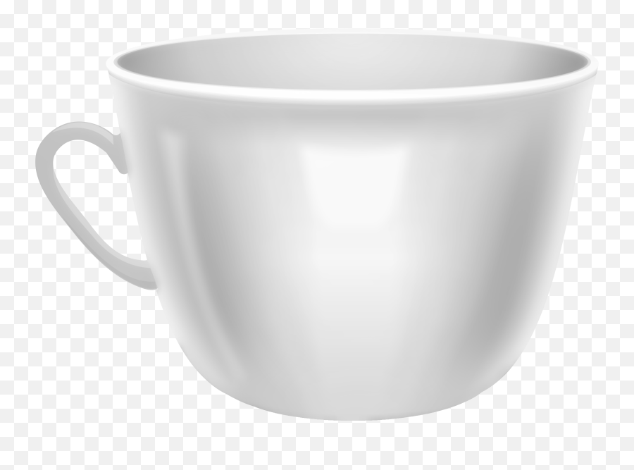 White Coffee Mug Clipart Png - White Coffee Cup Clip Art Emoji,Coffee Emoji Png