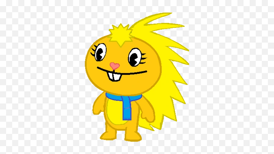 Goldy - Happy Tree Friends Foxy Emoji,Shifty Eyes Emoticon