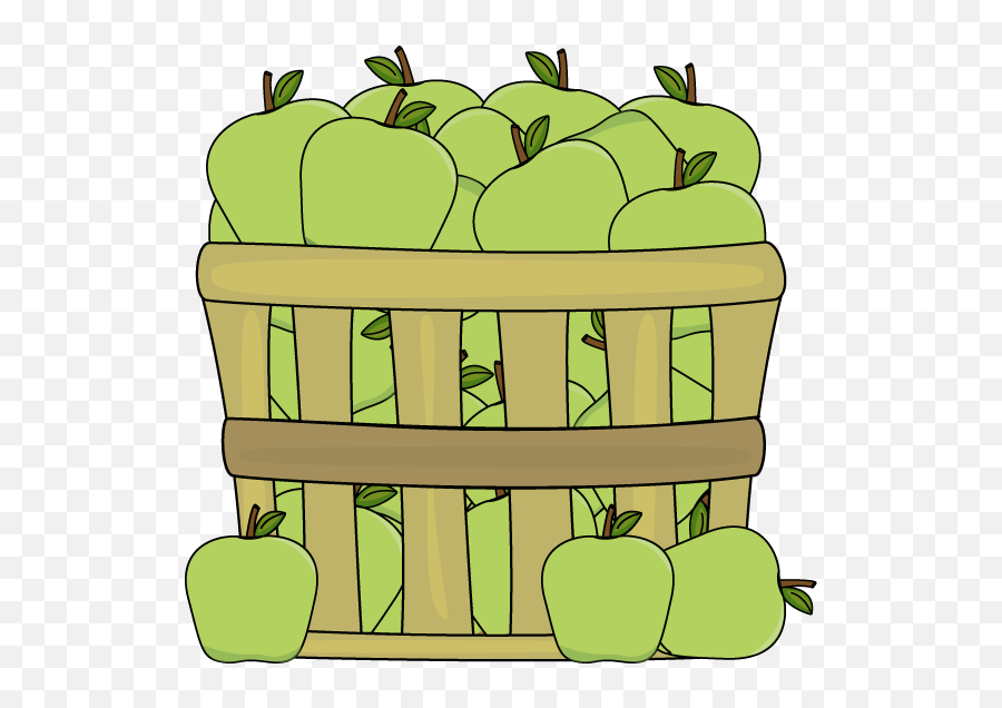 Basket Of Green Apples Clip Art - Green Apples Clip Art Emoji,Green Apple Emoji