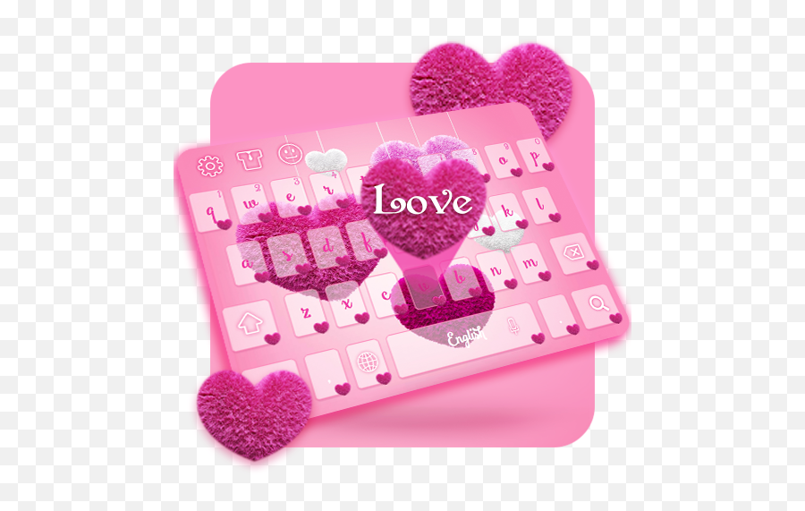 Hairy Love Heart Keyboard App - Heart Emoji,Hairy Heart Emoji
